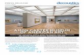 Amon Carter Press Release - work file · Fort Worth, TX - Newly renovated Amon Carter Museum of American Art has opened its doors to the public with state-of-the-art updates to the