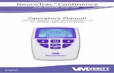 NeuroTrac Continence - de Smit Medical · The NeuroTrac® Continence is a dual channel device combining several treatment programmes into one unit. Neuromuscular stimulation is increasingly