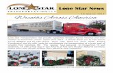 Lone Star News...Lone Star News Page 2 - 4th Quarter 2019 Lone Star Transportation, LLC 1-800-541-8271 Safe Drivers of the Month -4th Quarter 2019 October - Mark Highbaugh, Truck 900723.