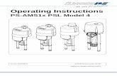 Operating Instructions - PS-Automation GmbH · 2019-10-18 · 4 1. Symbols and safety General dangers of non-compliance with safety regulations PS-AMS PSL actuators are built at state-of