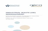 INDUSTRIAL WASTE (IW) MANAGEMENT€¦ · 5. Facility design considerations 5.1 New and modified facilities 5.2 Retrofitting existing facilities 6. Industrial waste management planning