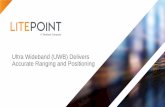 Ultra Wideband (UWB) Delivers Accurate Ranging and Positioning€¦ · IQgig-UWB enables receiver sensitivity testing for below -100 dBm. LitePoint 2019 Enhanced Measurements with
