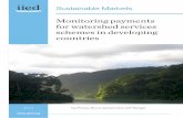 Sustainable Markets - International Institute for ... · SuStAInABle MArketS I MonItorInG PAYMentS For WAterSHeD SerVIceS ScHeMeS In DeVeloPInG countrIeS Table 1. Examples of land