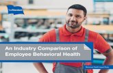 An Industry Comparison of Employee Behavioral …An Industry Comparison of Employee Behavioral Health3 Your Industry and Employee Behavioral Health Employees are juggling a lot more