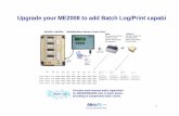 Upgrade your ME2008 to add Batch Log/Print capabi · DP8340 printer 84mm wide printout 40 characters + optionally Upgrade your ME2008 to add Batch Log/Print capabi Provides multi-channel