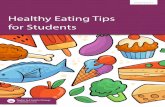 Healthy Eating Tips for Students - Routledge ... Healthy Eating Tips for Students There are many pros