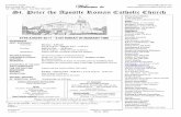 Welcome to St. Peter the Apostle Roman Catholic Churchstpeterschurchparrysound.com/bulletin-17-08-27.pdf · 2017-08-31 · bring their suggestions, observations, recommendations,