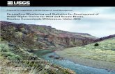 Streamflow Monitoring and Statistics for Development of ... · Owyhee Canyonlands Wilderness in southwestern Idaho. The streamflow statistics were used by BLM to develop and file