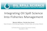 Integrating Oil Spill Science Into Fisheries Management 4-Fisheries... · Into Fisheries Management Monica Wilson, Florida Sea Grant Steve Sempier, Emily Maung-Douglass, Christine