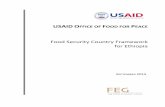 USAID OFFICE OF FOOD FOR EACE...Food Security Country Framework (FSCF) describes the overall food security context in Ethiopia and is meant to serve as a resource for developing the