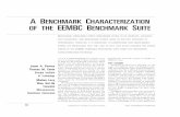 ENCHMARK CHARACTERIZATION OF THE EEMBC BENCHMARK UITEprod.tinker.cc.gatech.edu/pdfs/poov_benchmark.pdf · abenchmark characterization of the eembc benchmark suite benchmark consumers