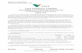 US$1,250,000,000 4.375% GUARANTEED NOTES DUE 2022 … · 2019-11-06 · 17NOV201120453426 PROSPECTUS SUPPLEMENT (To prospectus dated November 3, 2009) VALE OVERSEAS LIMITED US$1,250,000,000