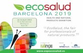 HEALTH AND NATURAL PRODUCTS EXHIBITION Fira Barcelona ... · Fira Barcelona – Montjuïc. Health and Natural Products Exhibition. 17. OPTIONS OF PARTICIPATION. Health and Natural