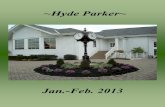 ~Hyde Parker~. 2013.pdf · Hyde Park app for your smart phone and IPad; late January. We will have a brief informational presentation at the Club once the app has been developed.