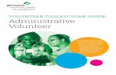 VOLUNTEER TOOLKIT USER GUIDE: Administrative Volunteer · off completed badges and awards. Where do badges belong on her uniform? Which awards : can girls earn at the next Girl Scout
