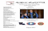 MUDBUGS NEWSLETTER - GWRRA Chapter La Mchapterlam.com/news/Newsletters/2017/2017August.pdfin the form of heat. Thus, as sweat vaporizes, it pulls heat out of the body, cooling you