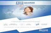 IT MANAGED SERVICES PROVIDER - Sherman€¦ · 67 south bedford street | suite 400w | burlington, ma 01803 | (781) 229-7600 |  managed infrastructure cloud solutions accounting