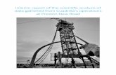 Interim report of the scientific analysis of data …...this early analysis might assist in planning and managing those operations. In fact, Cuadrilla decided to move forward with