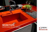 WORKTOPS - Desk-Form · Granite kitchen worktops are available in the following sizes: Width: 50–1225 mm Length: 150–3000 mm Measurement and installation of kitchen worktops: