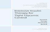 Intensive Insulin Therapy for Tight Glycemic Control · 2020-07-04 · Tight Glycemic Control Methodist Hospital/Clarian Health, Indianapolis, IN Therapy p29 Intensive Insulin Therapy