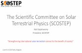 The Scientific Committee on Solar Terrestrial Physics (SCOSTEP)newserver.stil.bas.bg/VarSITI2019/2019Presenta/Day1-1... · 2019-06-16 · VarSITI Brochure . Highlights ... CMEs/CIRs