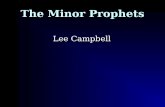 The Minor Prophetsmedia.xenos.org/classes/minor-prophets/Minor... · Minor Prophets •Introduction •The Tenach •An Overview of Prophecy •The Day of the Lord in Prophecy When