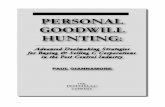 Personal Goodwill Hunting Pest Control - Potomac Company Goodwill... · THE 5 POTOMAC COMPANY Figure 1.1 Excel Environmental, Inc.: Proposed Asset Purchase Allocation in LOI 4 Original