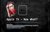 Apple TV Now What?...whatever you see on your iPhone, iPad, or Mac and beam it wirelessly over to your big screen TV. Directions and the list of compatible iPhone/iPad devices are