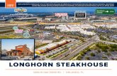 LONGHORN STEAKHOUSE · holiday inn & suites Doubletree by hilton extended stay america n NORTHWEST VIEW. ffl ffl LONGHORN STEAKHOUSE ORLANO | | FLORIA INvESTMENT SUMMARY 8 Dezerland