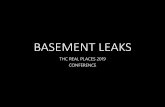 BASEMENT LEAKS - THC Friends - Erika and Jeff Combined2.pdfBASEMENT LEAKS THC REAL PLACES 2019 CONFERENCE. INTRODUCTIONS ACTON PARTNERS. HISTORY. tradition in Europe and the Northeast.