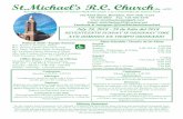 St.Michael’s R.C. Church · and tips. Cost: Quad $238 - Triple $248 - Double $268 - Single $353 In order that proper arrangements may be made, please contact the Rectory Office