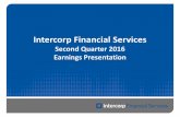 Intercorp Financial Services · Earnings Presentation . Highlights 2Q16 IFRS 2 2Q16 net profit was S/ 178.0 million, an almost three-fold growth QoQ but a 48.6% reduction YoY The