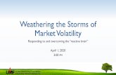 Weathering the Storms of Market Volatility...Apr 01, 2020  · Weathering the Storms of Market Volatility Responding to and overcoming the “reactive brain” April 1, 2020 3:00 PM