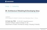 09. Architectural Modeling & Developing Ideaselearning.kocw.net/KOCW/document/2015/hanyang/leejinkook... · 2016-09-09 · Design Computing 09. Architectural Modeling & Developing