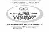 1ST COVENANT UNIVERSITY INTERNATIONAL CONFERENCE …eprints.covenantuniversity.edu.ng/12449/1/CU-ICE...Proceedings of the International Conference on Entrepreneurship 2017, Covenant