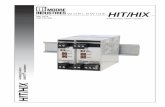 HIT/HIX - Moore Industries-International, Inc. · electrical (galvanic) path between a HART transmitter and one or more receiving devices in a process instrumentation loop. About