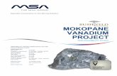 MOKOPANE VANADIUM PROJECT - Bushveld · J3090 – Mokopane Vanadium Pre-Feasibility Study – January 2016 Page: i IMPORTANT NOTICE This notice is an integral component of the Mokopane