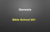 Genesis Bible School 201 - Microsoft Azurecwaysite.azurewebsites.net/.../Genesis-Bible-School... · Genesis Bible School 201. Timeline Genesis Creation Noah Abram born/enter Canaan