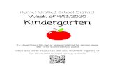Kindergarten - Hemet Learns Togetherhemetlearnstogether.org/wp-content/uploads/2020/04/4-13-20-Grade-K-Packet.pdfTell someone what you see, hear, think, feel, and smell. Choose an