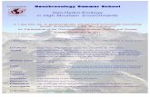 Geo-Hydro-Ecology in High Mountain Environments60a9eec8-cbc6-40dd-bd28-6f7...Topics High altitude research, Bio-geo-chemical cycles, Weathering and erosion patterns in gneiss, Weathering
