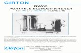 GIRTON PORTABLE WASHER MODEL BW05literature.puertoricosupplier.com/074/II74203.pdfA compressed air system is supplied with a filter regulator. 4.18. Handles shall be provided on each