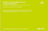 Debt management capabilities - United Utilities · Debt management . capabilities . Chapter 7: Supplementary document. Document Reference: S6013 . In this report, we provide information