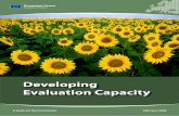 Developing Evaluation Capacity...(2) To test the benchmarking framework by carrying out analysis of the evaluation capacity development within the Structural and Cohesion Fund administrations;