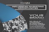INFLUENCER MARKETING OPPORTUNITIES...INFLUENCER MARKETING OPPORTUNITIES Let your voice be heard. Partner with MACPA and reach an audience ready to move your business forward. YOUR