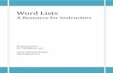 A Resource for Instructors - IPDAE...1 Growing a Student’s Vocabulary If students are to become effective and efficient readers, they must increase their working vocabulary. To do