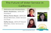 The Future of Voter Service in Californiastate’s total voters in 2040. •Bringing Latinos and Asians to the same eligible turnout rate as whites makes their share of the vote equal