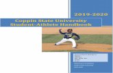 Coppin State University Student-Athlete Handbook€¦ · role model to those around you, thus paving the way for the next generation of Coppin State Eagles. n I each of these exciting