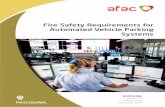 Fire Safety Requirements for Automated Vehicle …...Carpark fire safety research initiatives In 1998, BHP Steel published its first edition of Economical Carparks – A Design Guide.