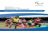 International Paralympic Committee Athletes’ Council · 2020-01-14 · An athlete-centred approach focuses on involving athletes in decision-making within sports organisations.