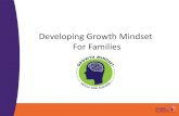 Developing Growth Mindset For Familiesiel.org/sites/default/files/IEL PowerPoint - Final.pdf · 2019-01-15 · Defining Growth Mindset: • Growth Mindset is the belief that intelligence